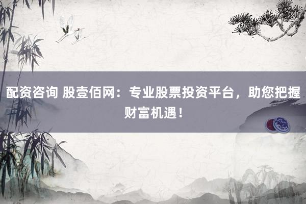 配资咨询 股壹佰网：专业股票投资平台，助您把握财富机遇！